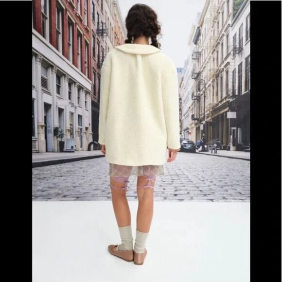 New! For Love And Lemons Cream Katrina Jacket Size Medium nbnn - Picture 10 of 10